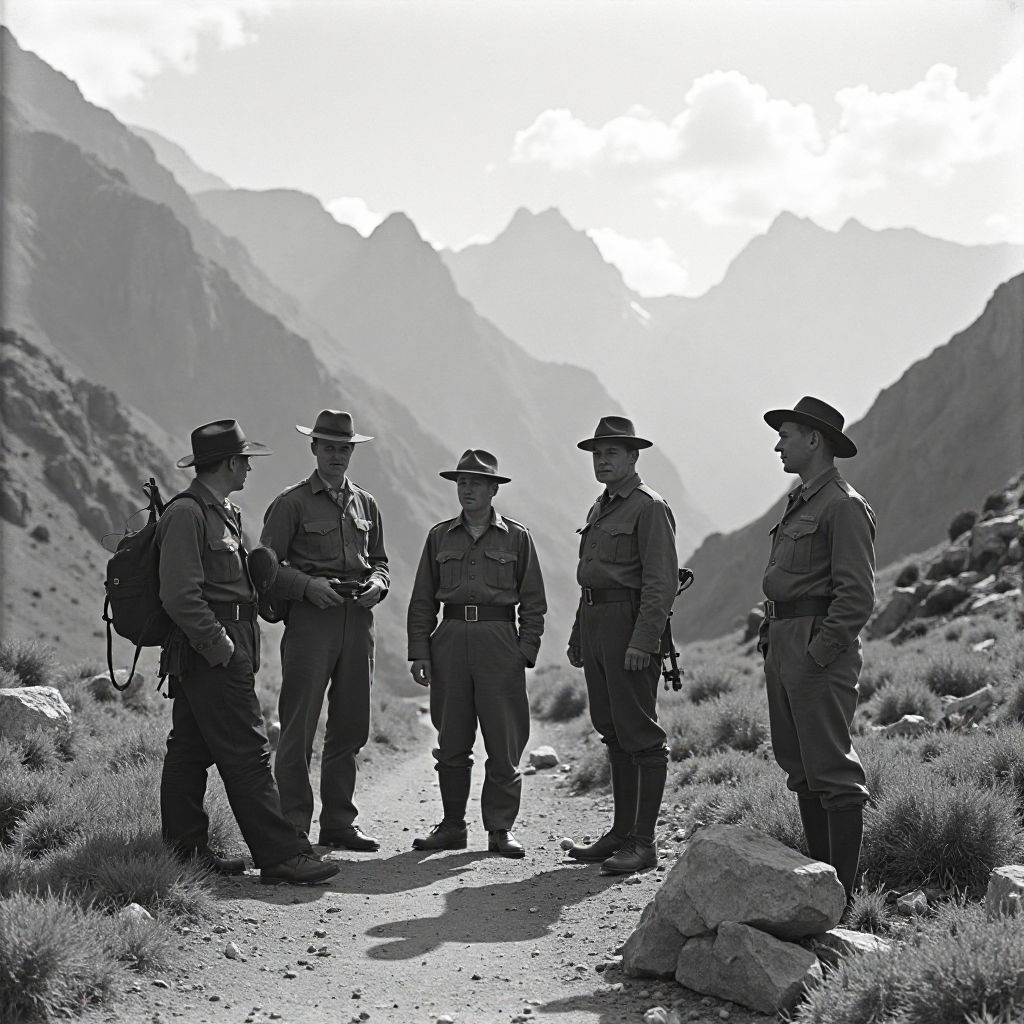 Fotografie istorică a Parcului Național Retezat